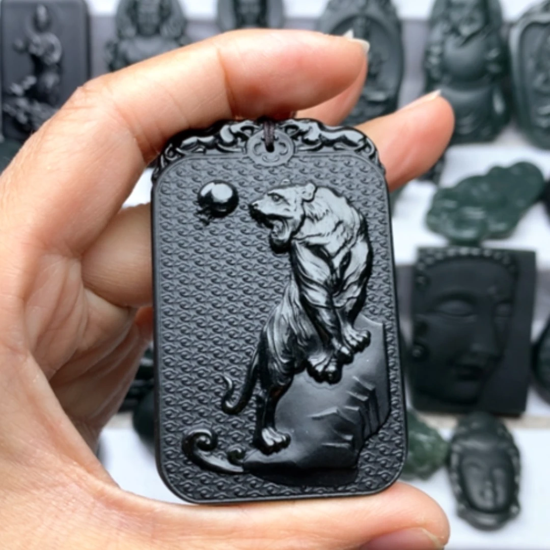 【闪购商品】和田玉颈饰未镶嵌用****9双面雕刻