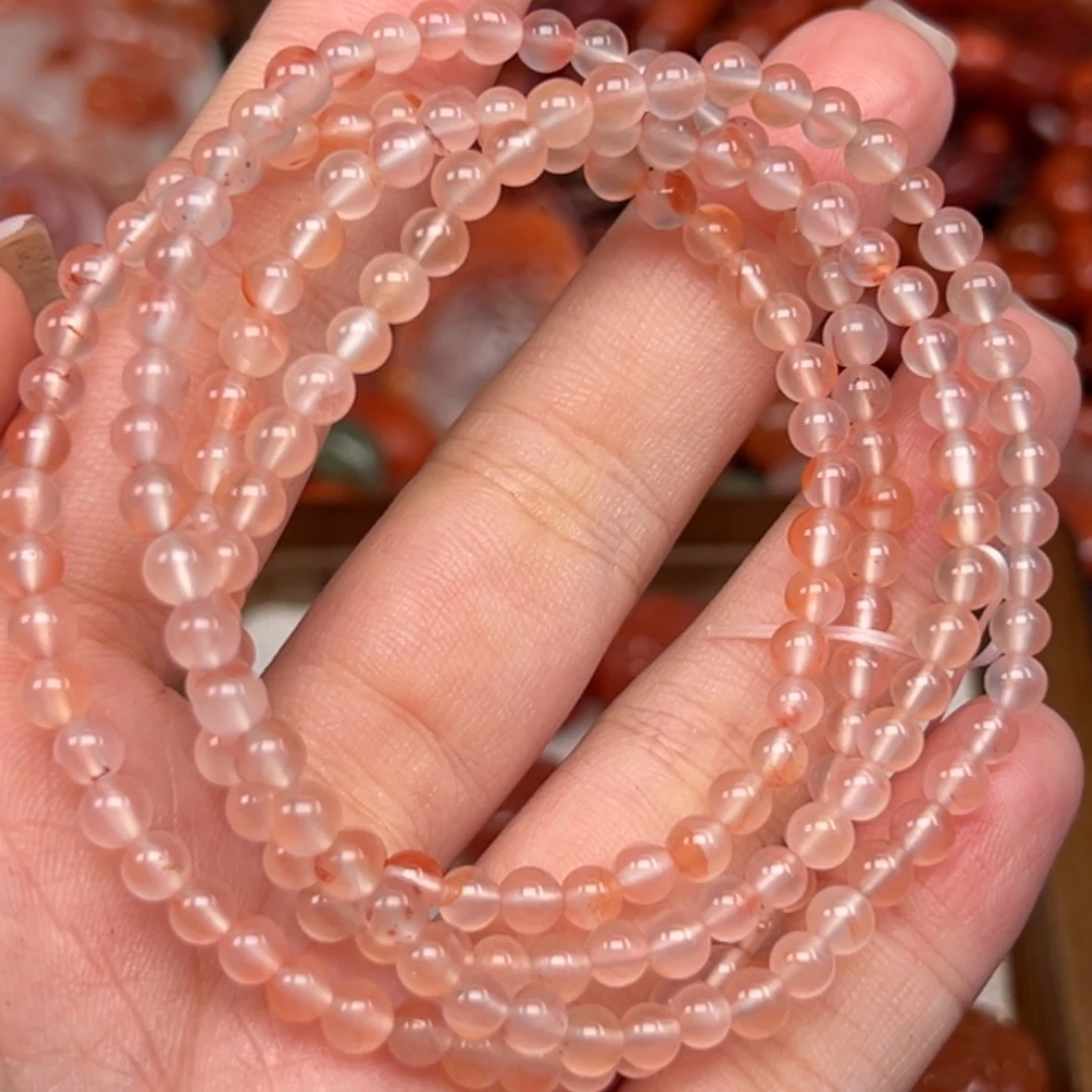 南红玛瑙未镶嵌手链