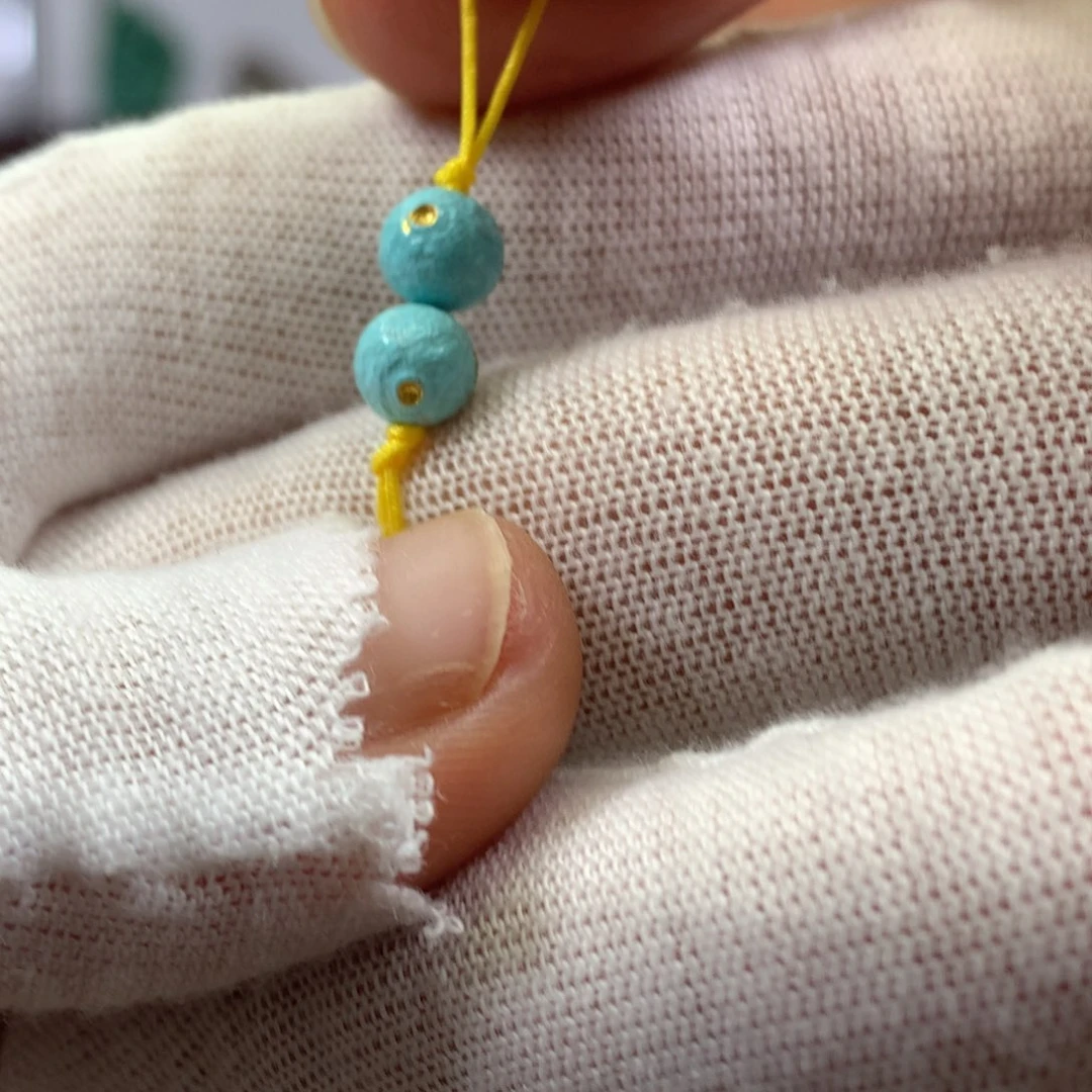 绿松石未镶嵌挂件