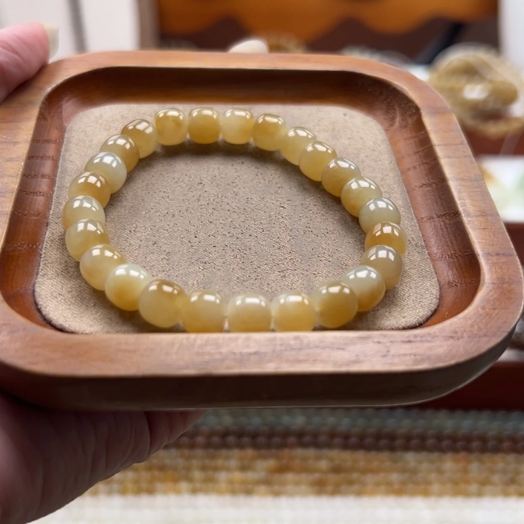 未镶嵌手串和田玉手串7*8mm