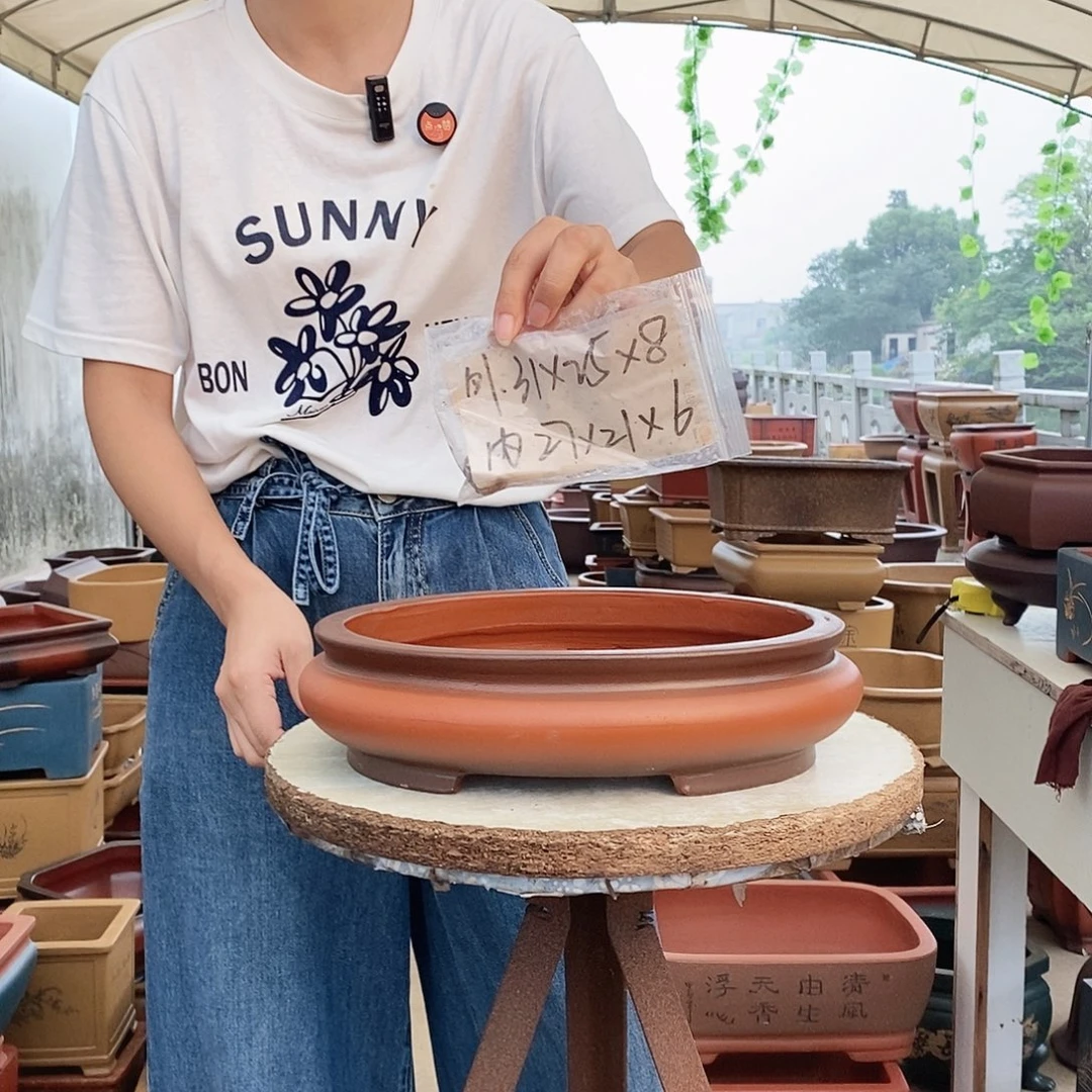 紫砂花盆紫砂花盆