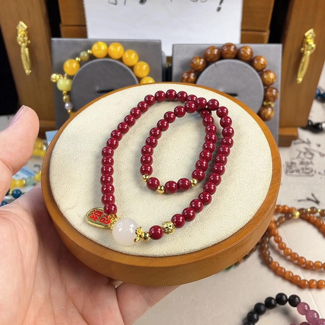 木变石手饰银S925镀金镶嵌