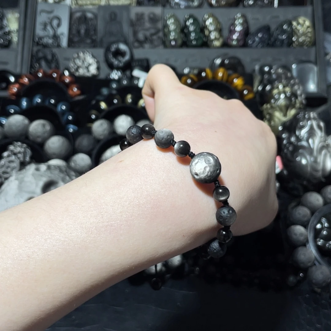 Y****黑曜岩未镶嵌珠宝奇石