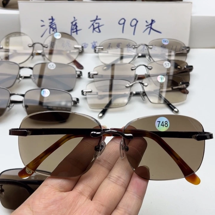 无框款茶水晶方圆，748