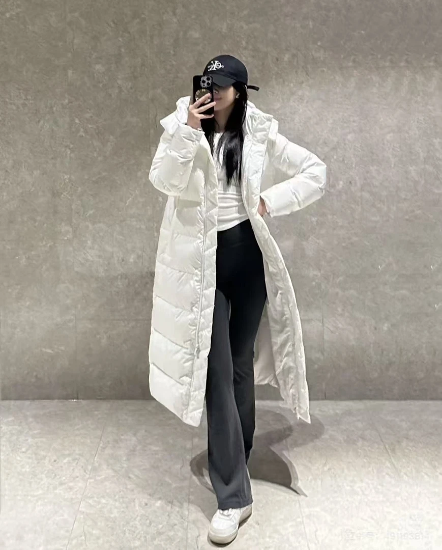 【嘿店】LLUU经典九格长款连帽可拆卸外套