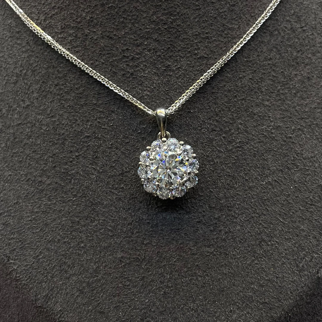高奢钻饰  满天星项链项链1.0CT