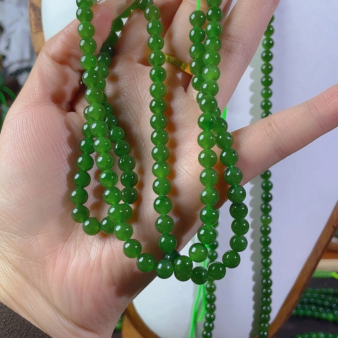 和田玉未镶嵌颈饰6