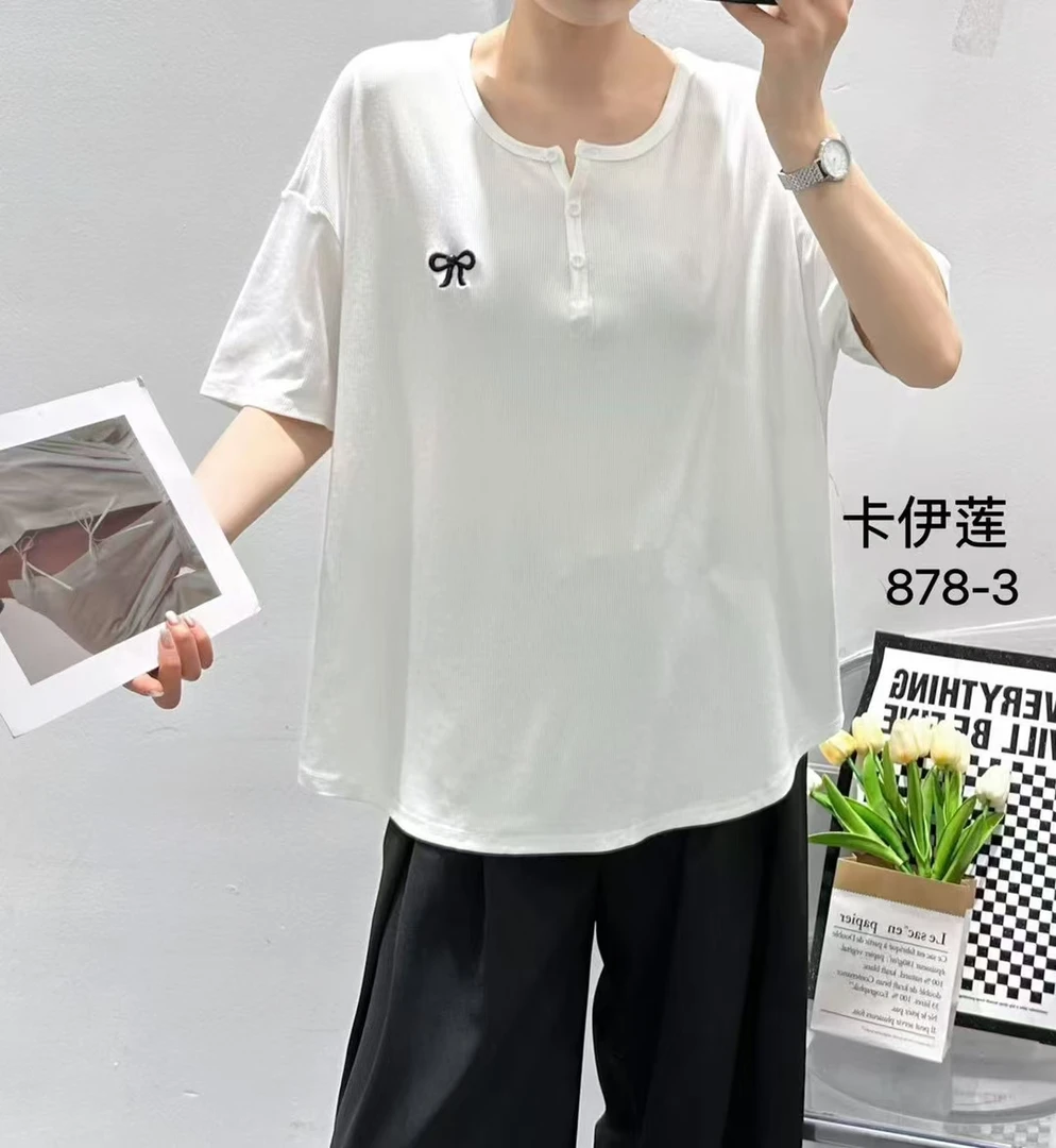 2025年夏季全棉加肥加大短袖