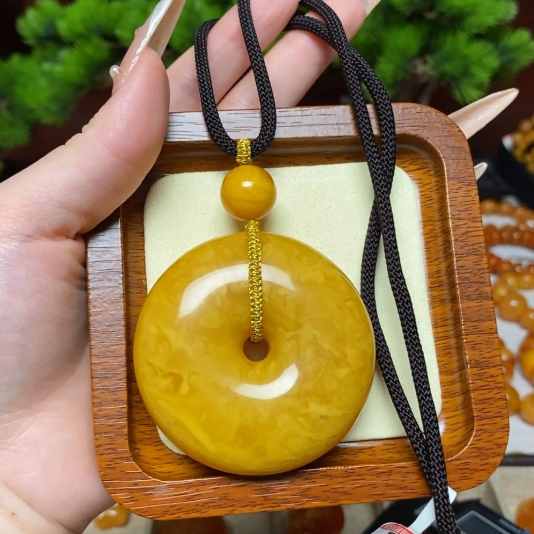 【闪购商品】蜜蜡颈饰未镶嵌项链