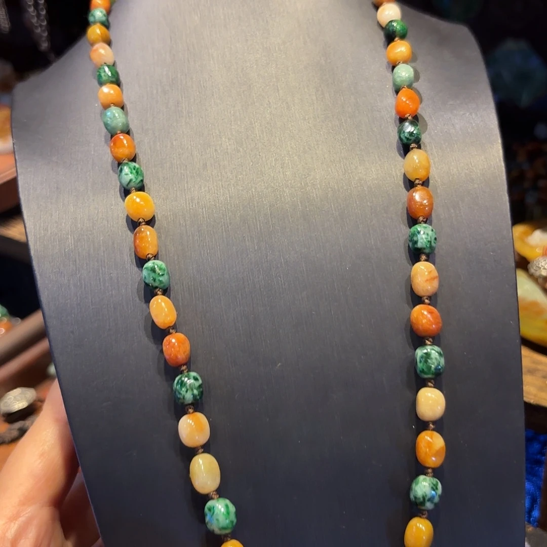 翡翠未镶嵌颈饰原创