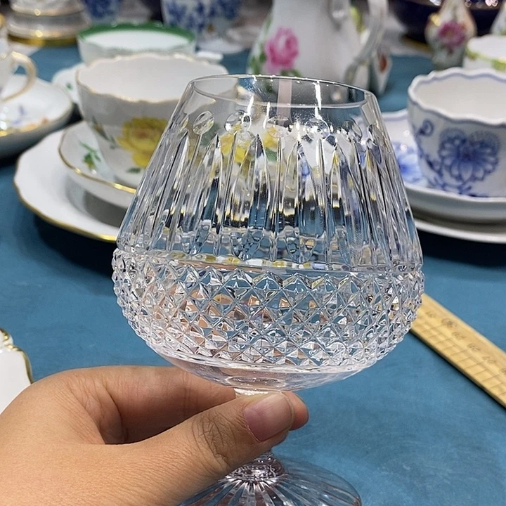 瓷片圣路易水晶杯咖啡杯