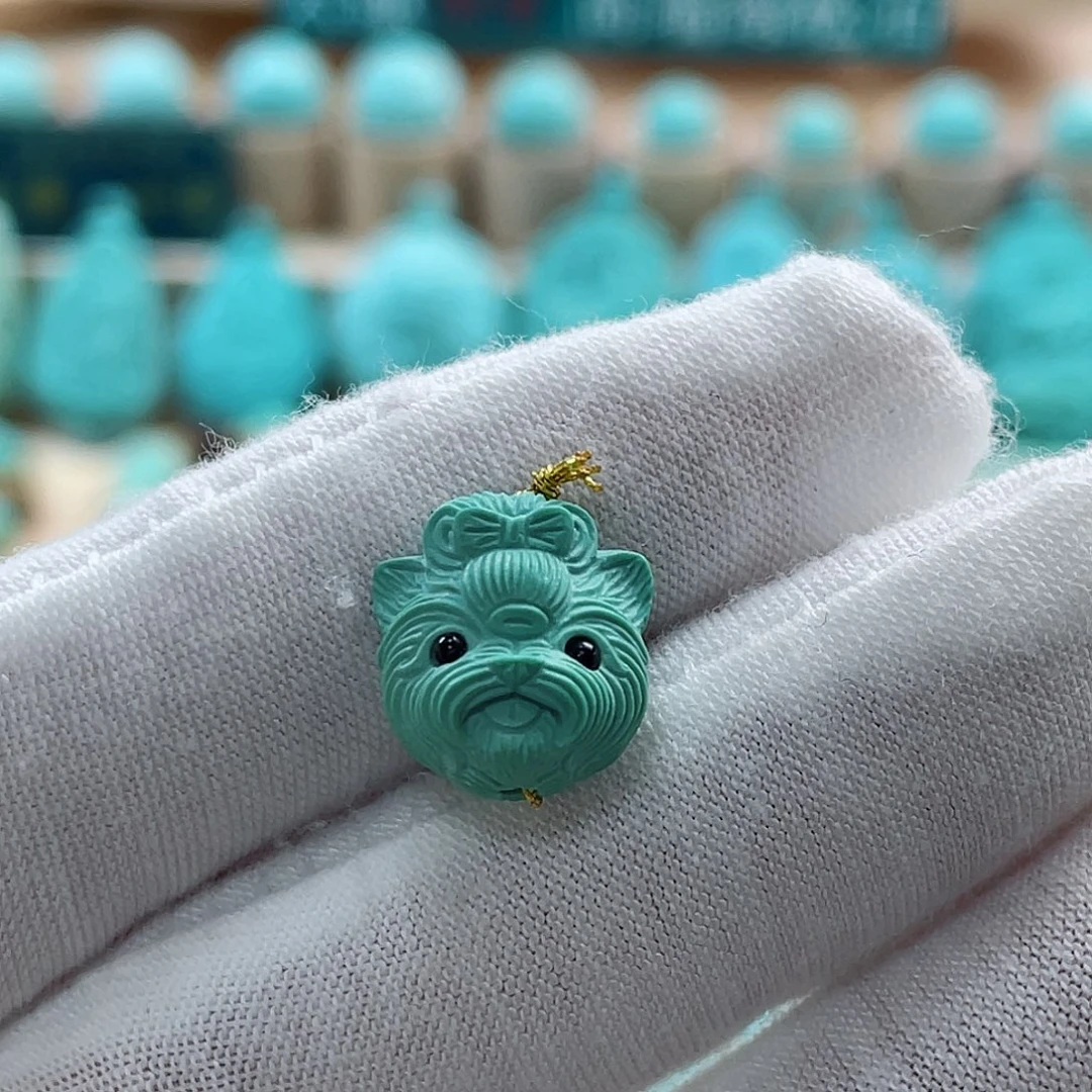 未镶嵌绿松石珠宝奇石