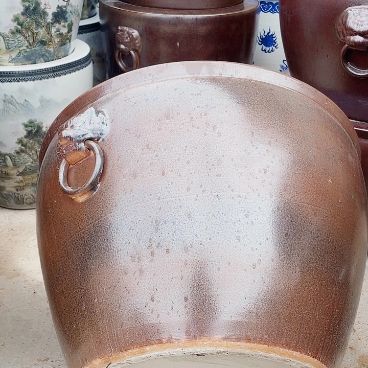 陶景德镇陶瓷鱼缸