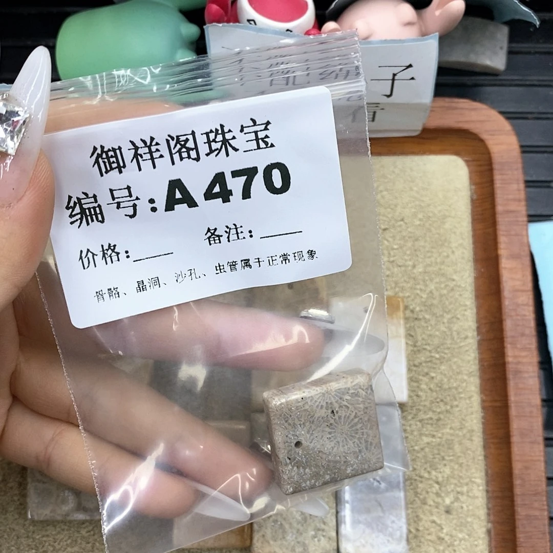 硅化珊瑚（珊瑚玉）A未镶嵌s***月