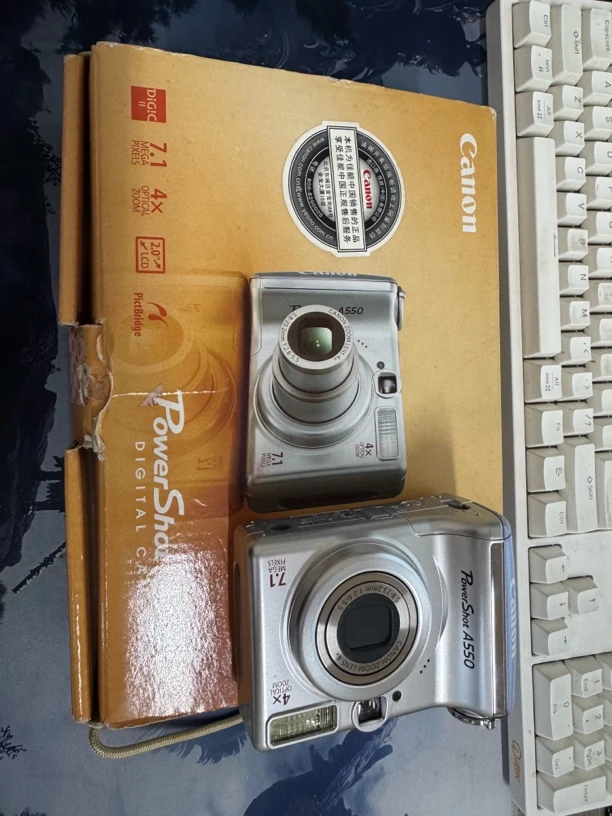 99新 Canon/佳能 佳能A550原盒箱说齐全功能正常成色特别新