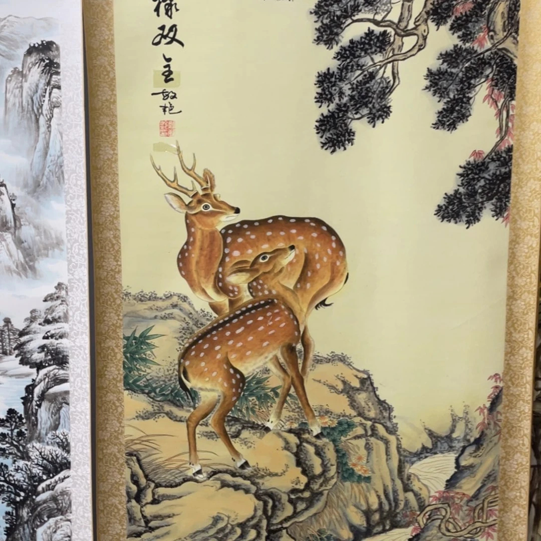 国画老师手笔手绘作品y