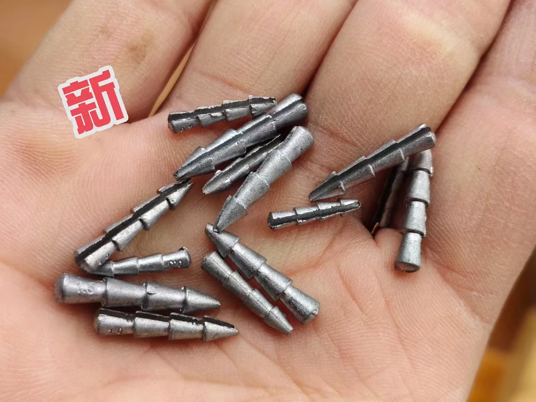 50枚电镀插铅 wacky Neko配重铅 路亚插铅软虫铅坠  面条虫快钓铅