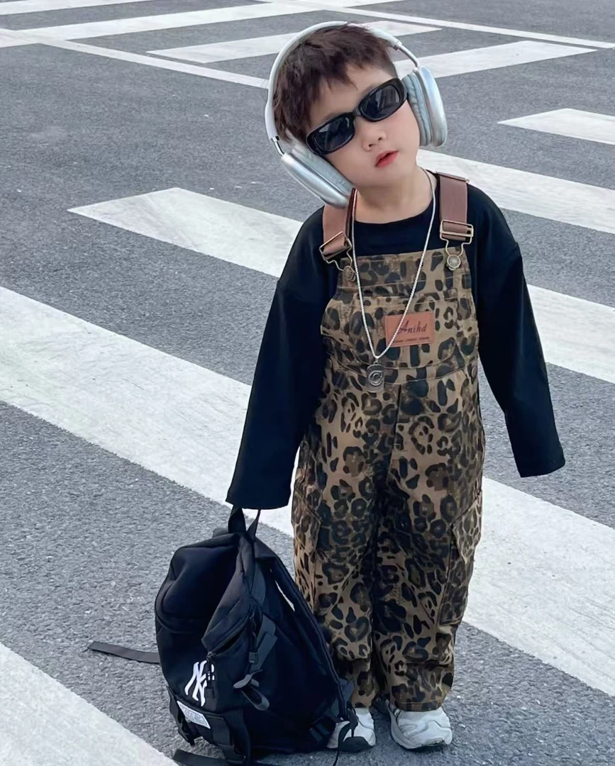 儿童四季撤柜新款韩版宽松森系休闲套装单件扣号链接