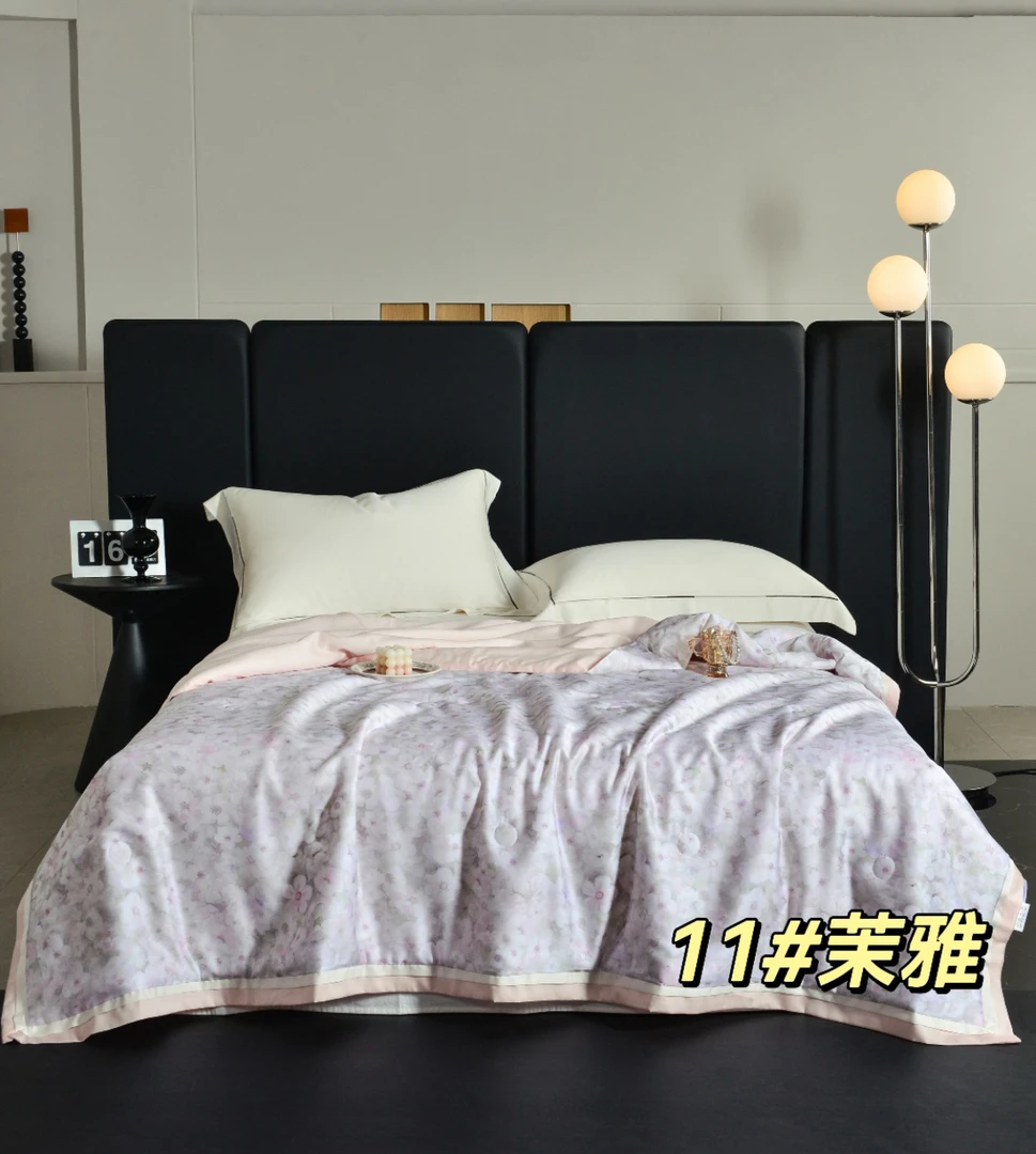 直播间样品～弗瑞特夏被系列数码印花～茉雅11号（清洗过）