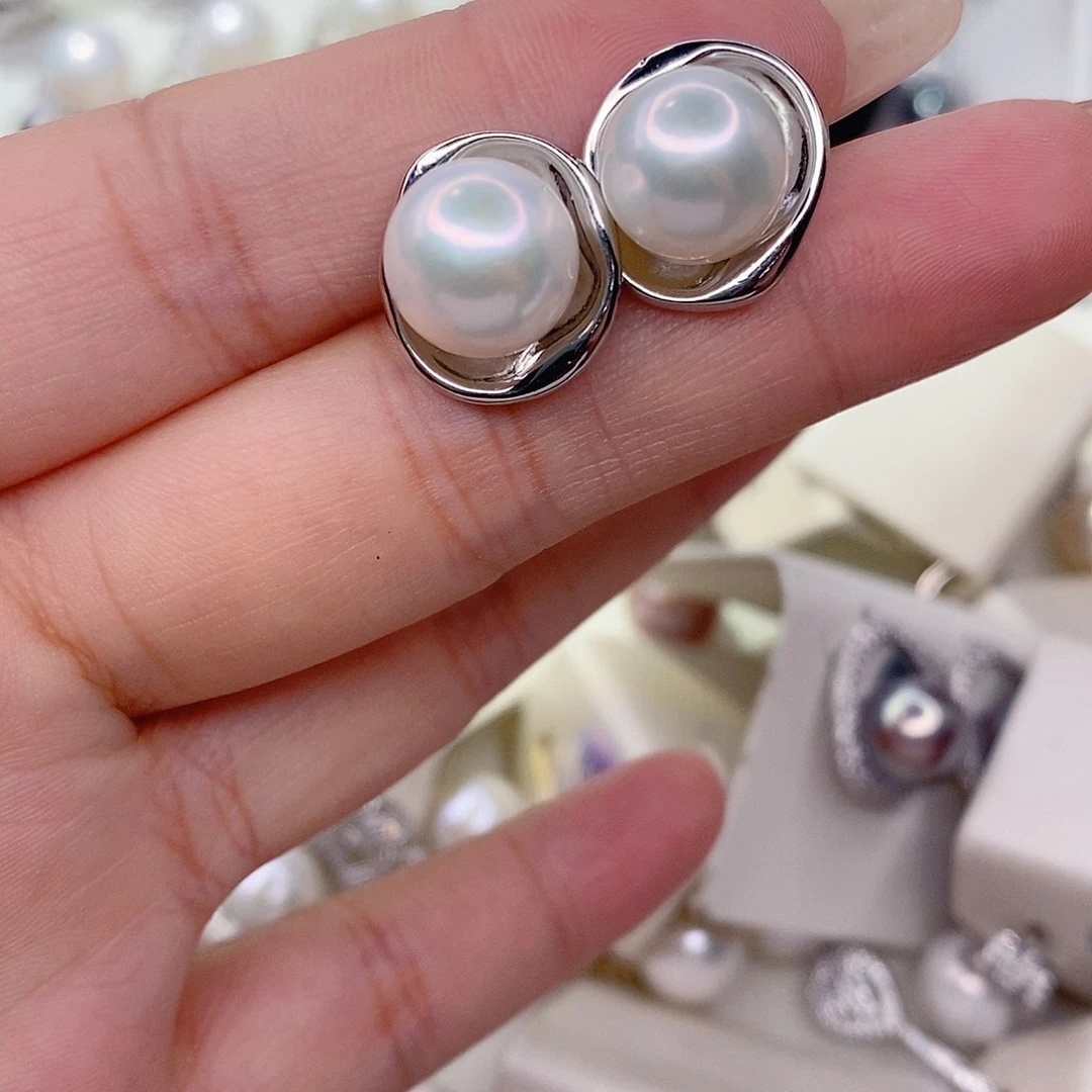 淡水珍珠未镶嵌耳饰