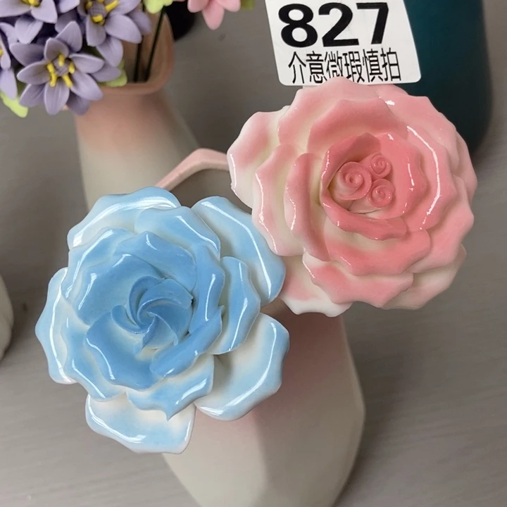 陶瓷手工制作陶瓷花