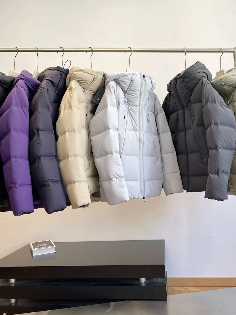 T三防轻户外+云朵高篷90绒！徒步休闲情侣压胶羽绒服C78 男女H7643