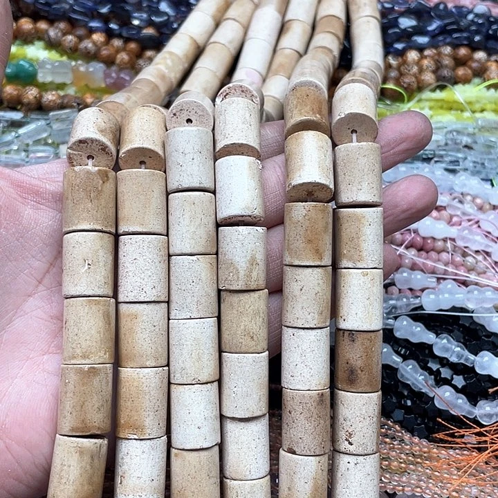 玛瑙/玉髓合金珠宝半成品一条14x18mm老玛瑙