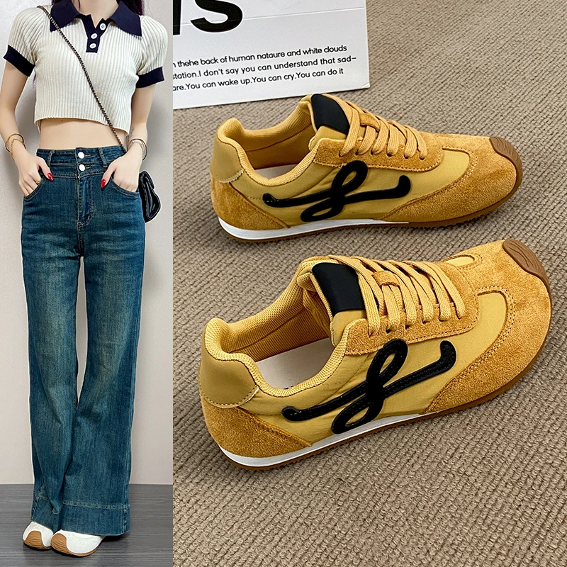 杨幂同款阿甘鞋女春夏新款时尚潮流丑萌德训鞋日常女款运动休闲鞋