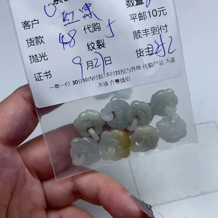 红***姐翡翠未镶嵌颈饰天然翡翠