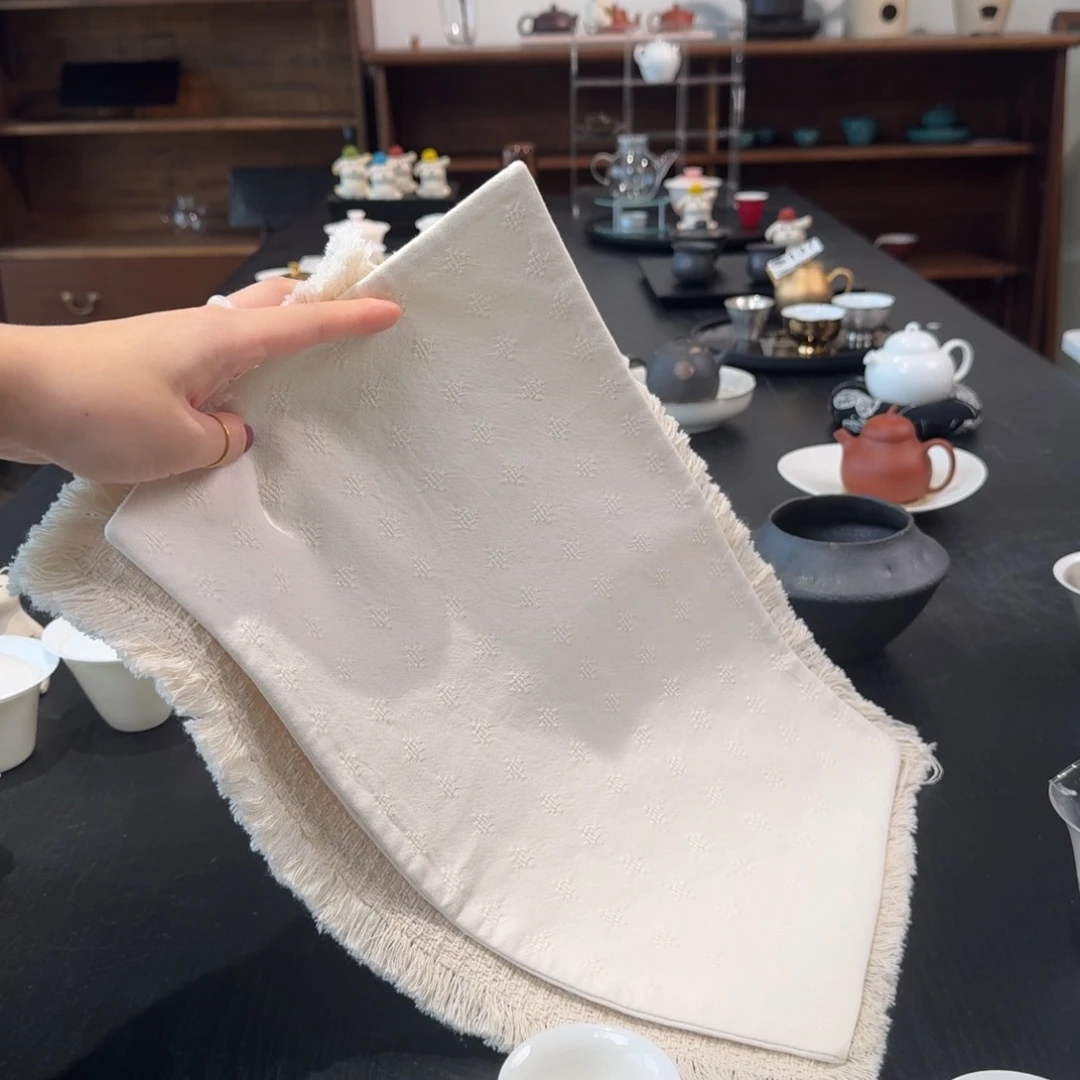 2件套茶席 碎花+流苏