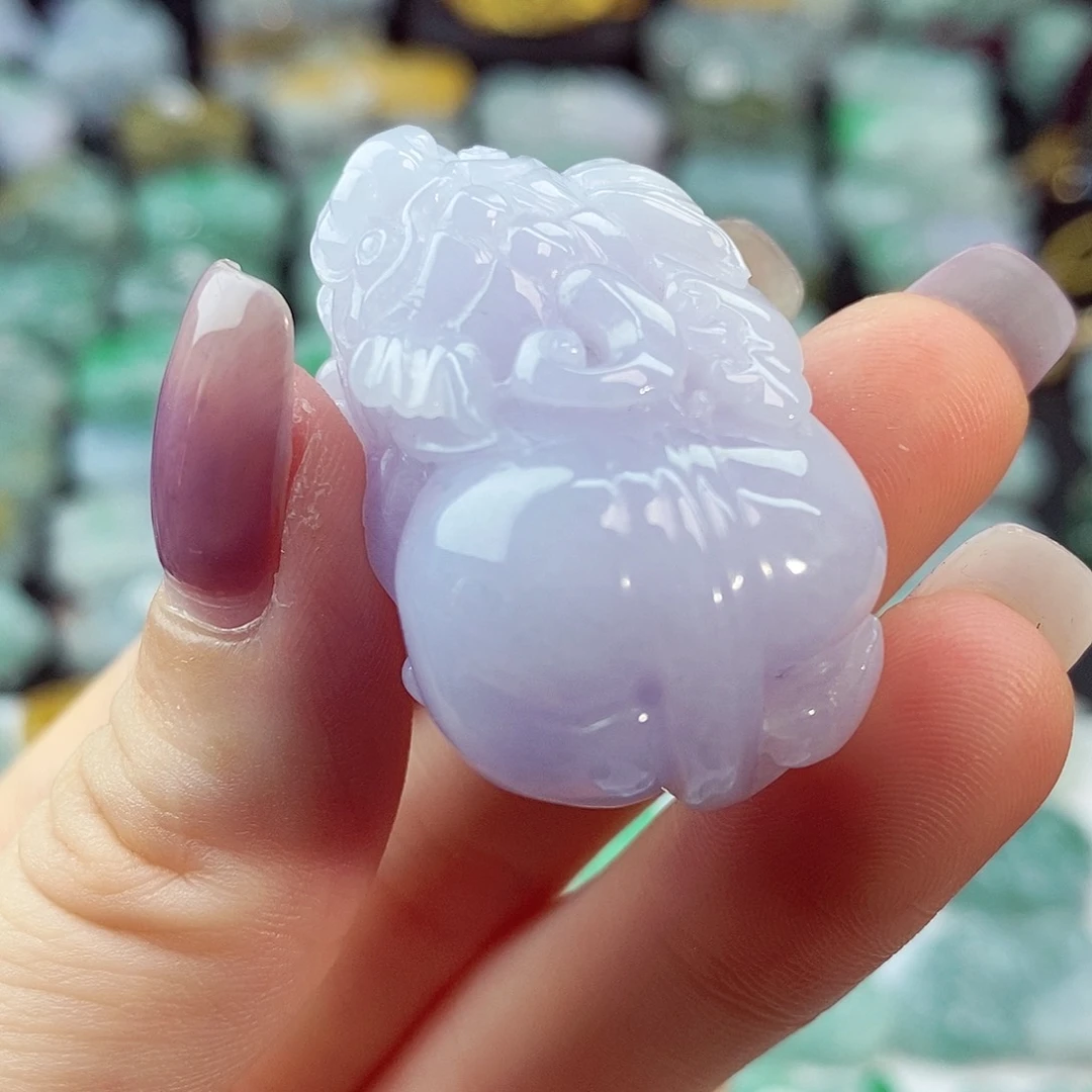 颈饰未镶嵌翡翠天然