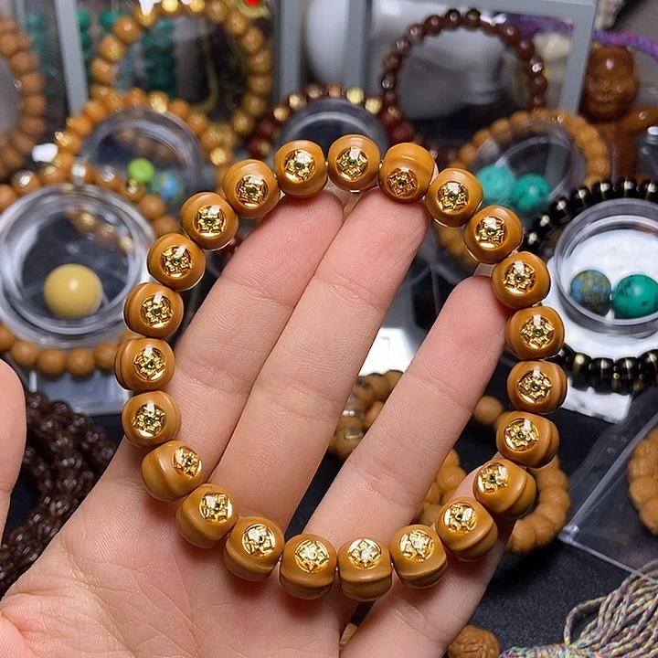 猴头核桃手串毕业满标猴头鱼鳍10mm➕