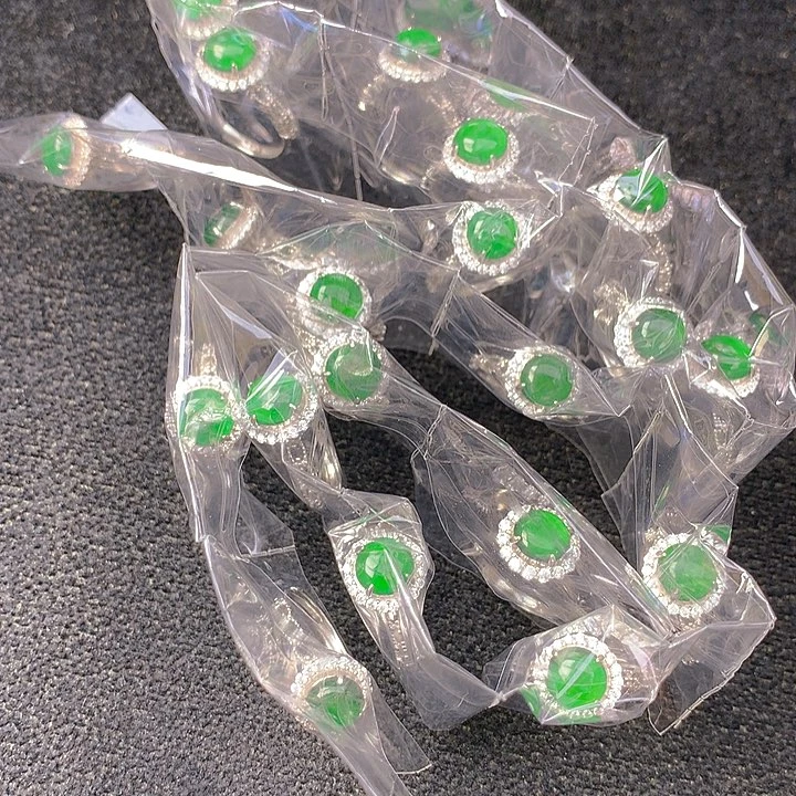 翡翠银S925镶嵌颈饰