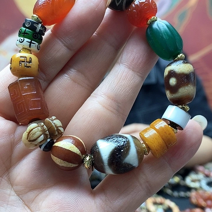 玛瑙/玉髓手链合金