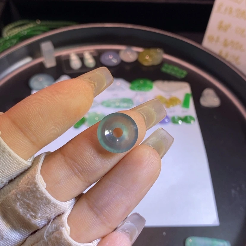 【闪购商品】翡翠挂件未镶嵌甜甜圈