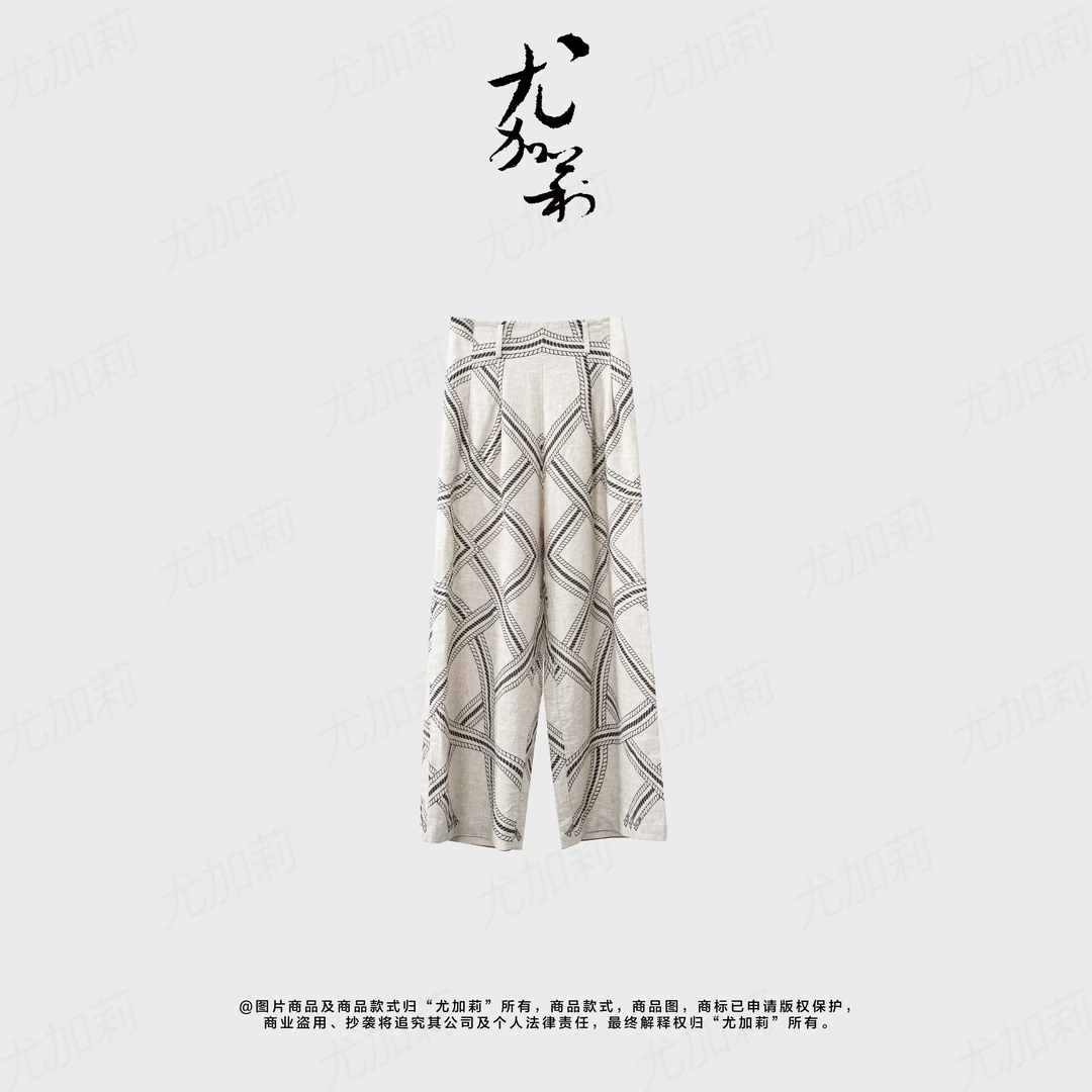 加莉精选【轻奢裤】非定位莱赛尔亚麻长裤 分码