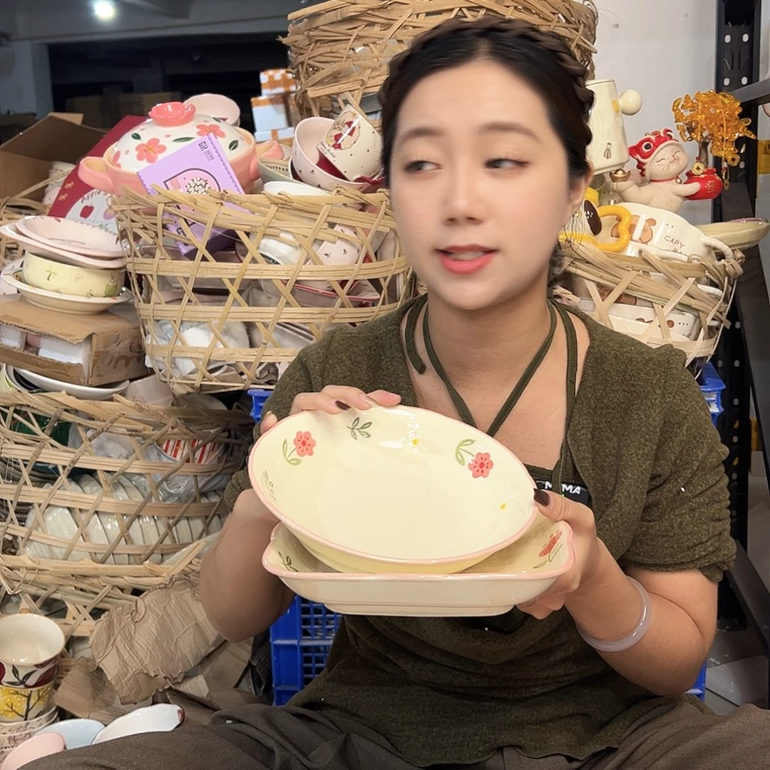 潮州陶瓷微瑕源头厂家8寸两个