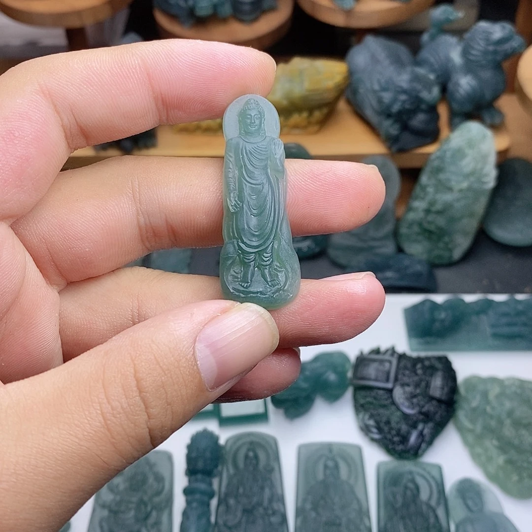 定制翡翠未镶嵌阿米