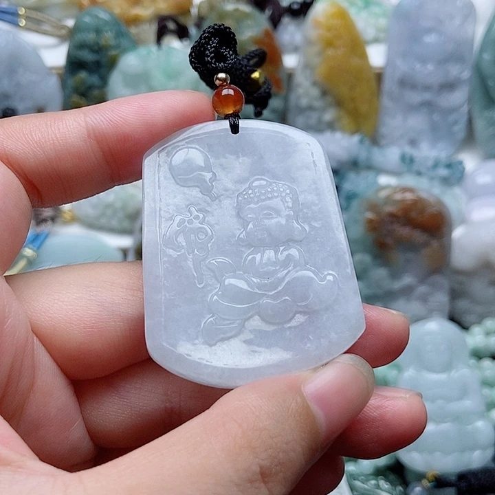 翡翠未镶嵌吊坠(不含链)1