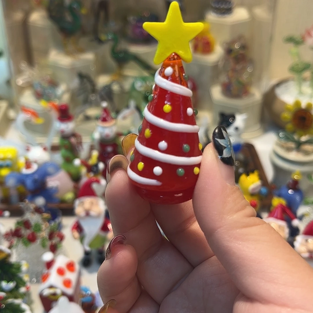 琉璃手工艺品圣诞树