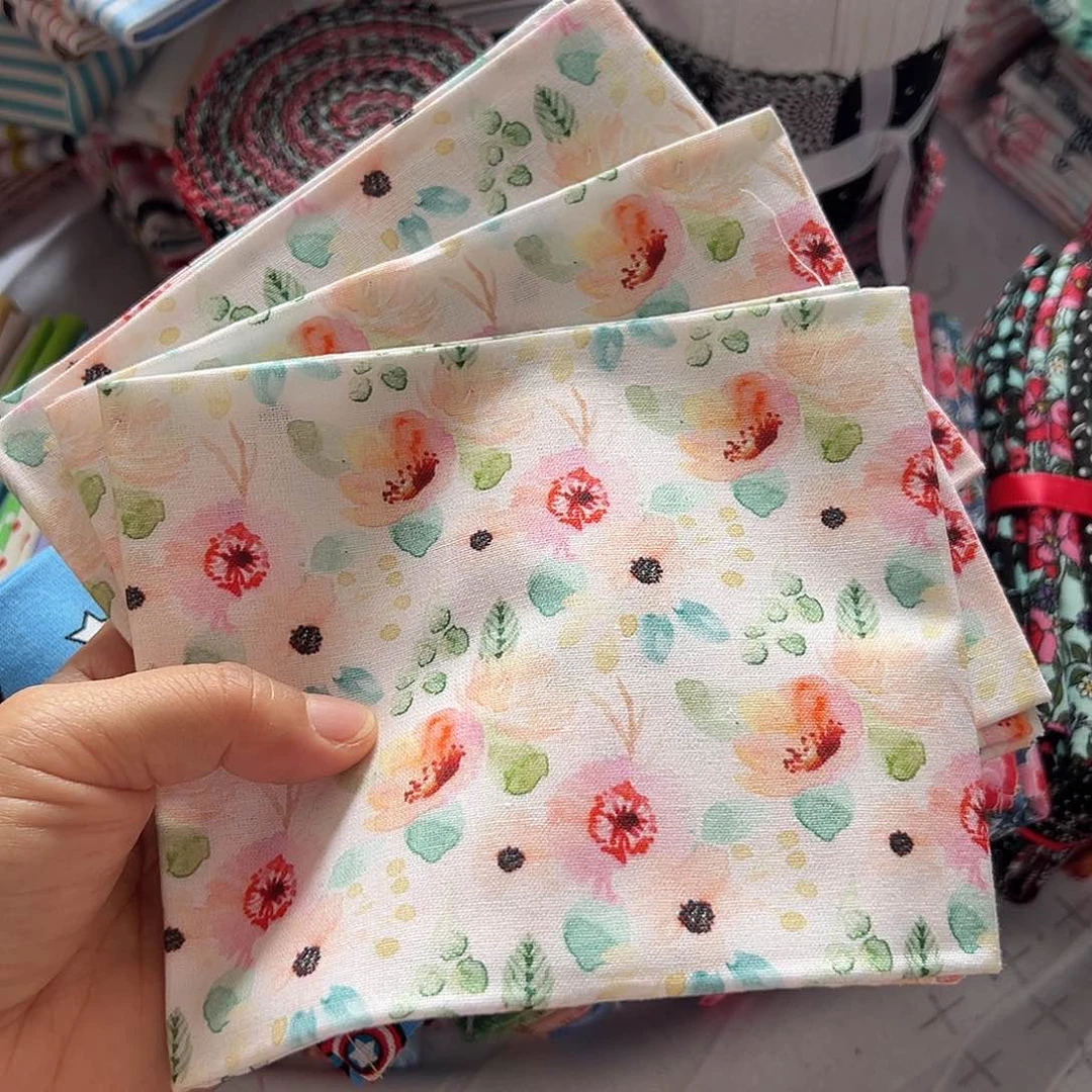 5片纯棉平布45.50一片果子布艺