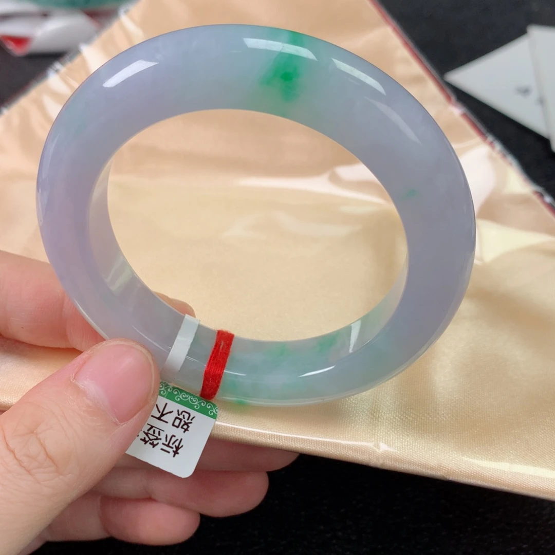 未镶嵌手镯翡翠缅甸天然翡翠手镯54