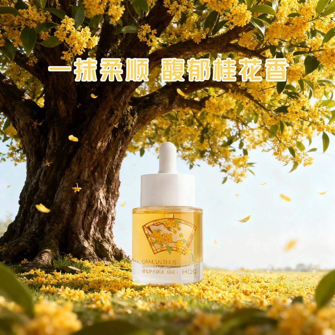 Haa香氛护发精油桂花味 改善干枯烫染受损防毛躁静电柔顺亮泽发油