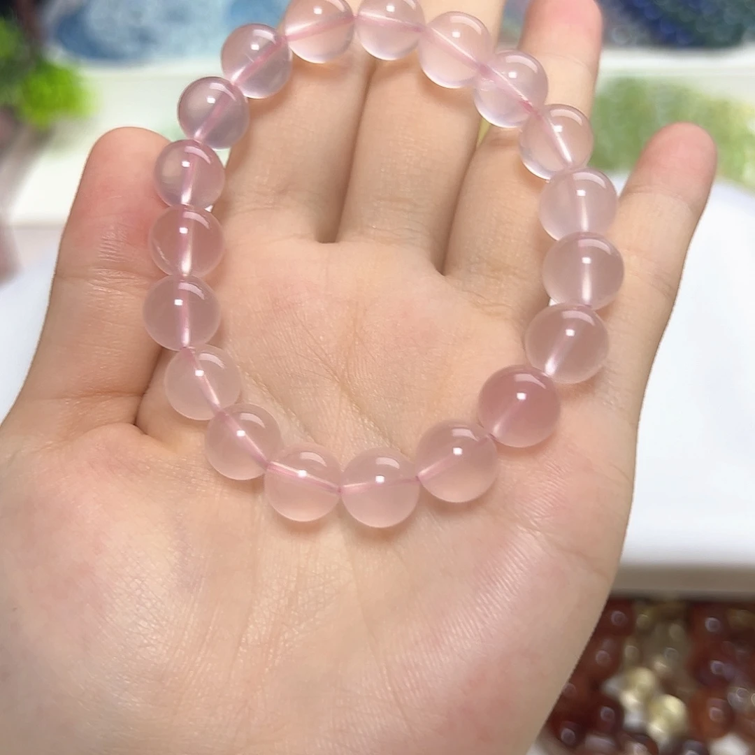 水晶手串未镶嵌t****e马粉10咪拍十次合一单 不带证