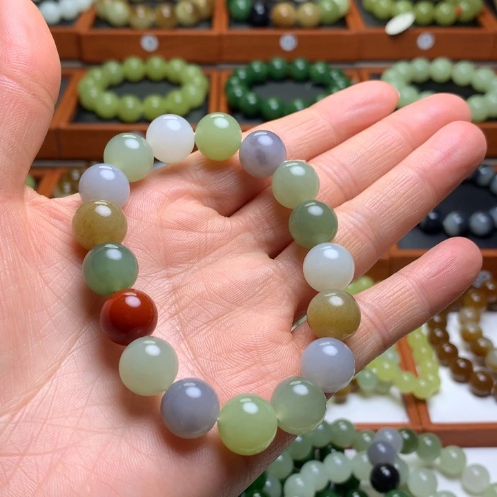 和田玉手串未镶嵌