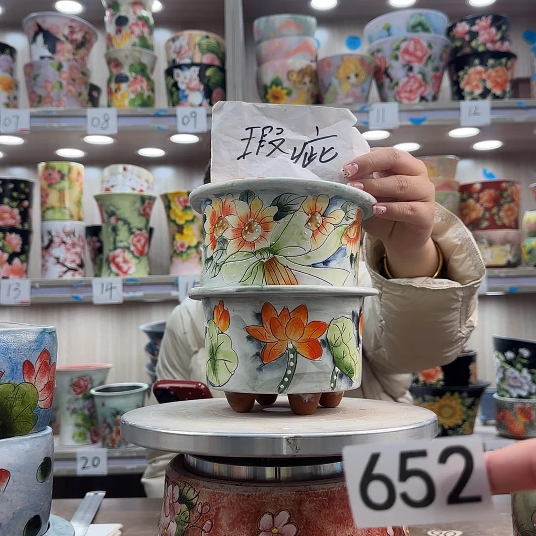 紫砂花盆瑕疵瑕疵652