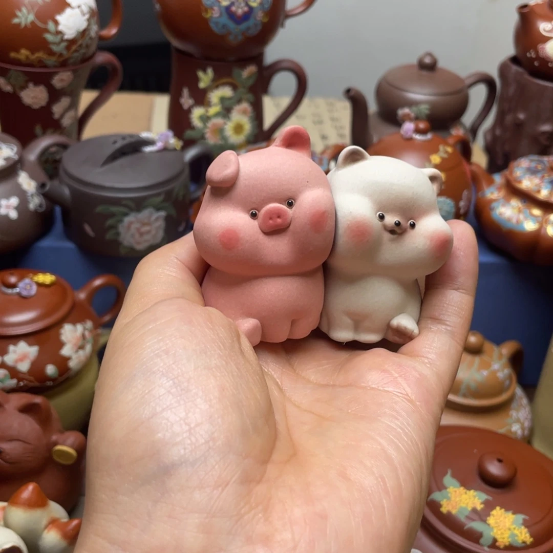 茶杯紫砂紫砂茶宠