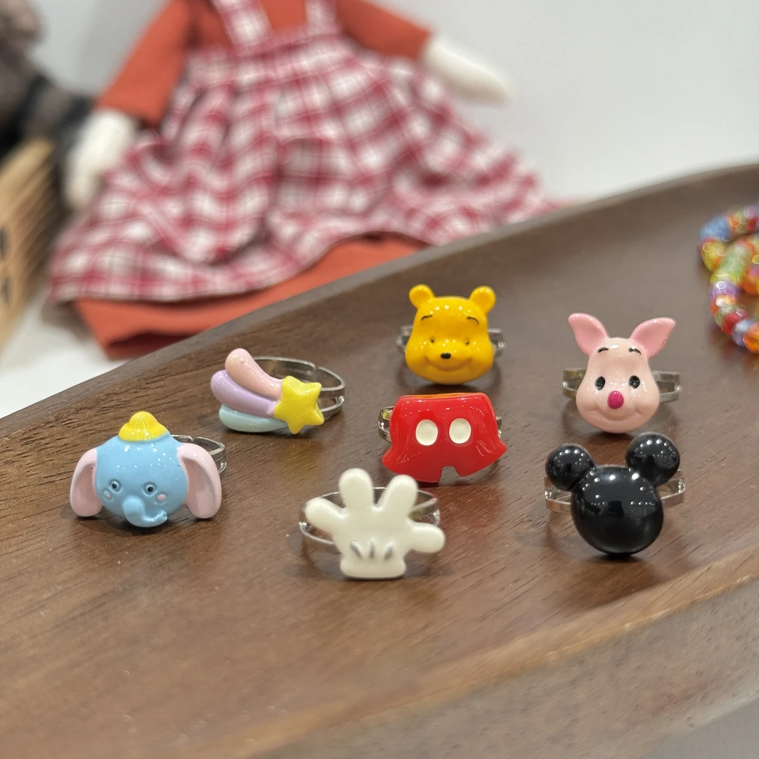儿童饰品 卡通戒指 可调节大小 可爱首饰