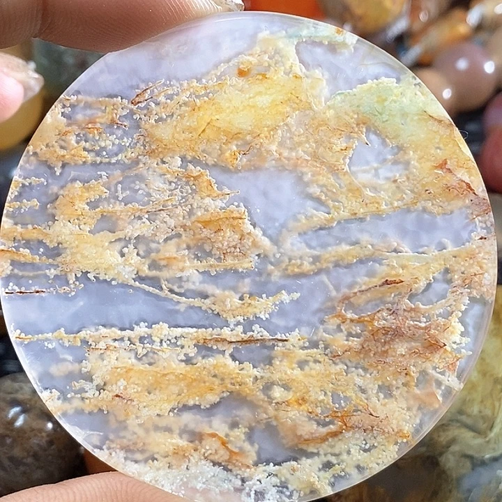 快***嗨玛瑙/玉髓未镶嵌颈饰