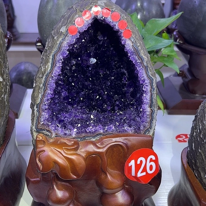 未镶嵌大型摆件（非配饰）紫晶